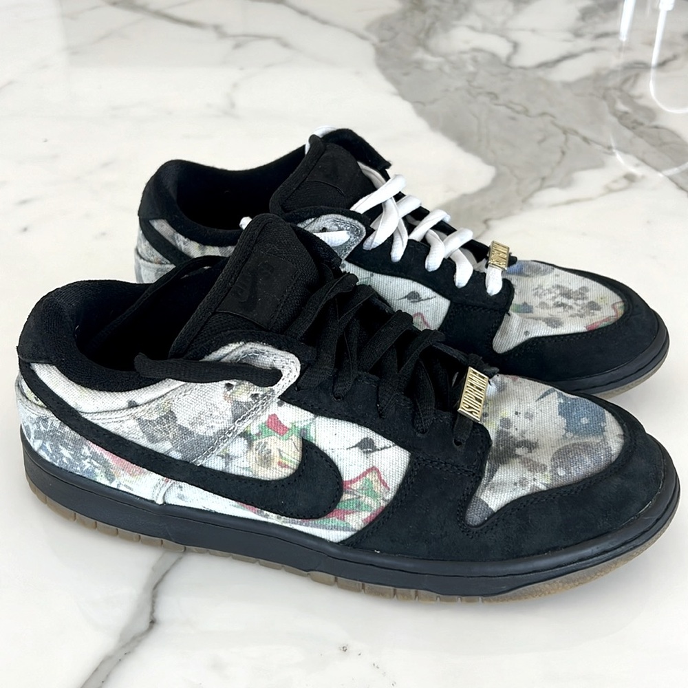 COPY - Nike SB DUNK LOW SUPREME Rammellzee - Men’s size 10